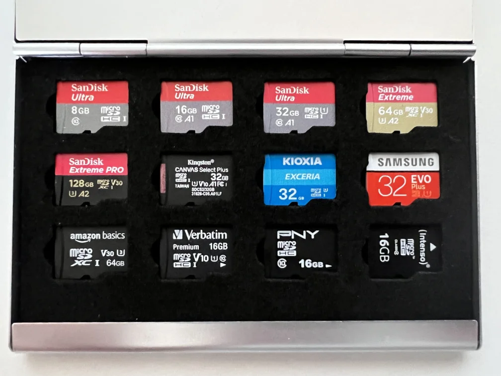 microSD Cards microSD Cards used in these Raspberry Pi benchmarks