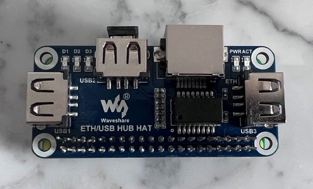 Waveshare Raspberry Pi USB/Ethernet Pi Hat