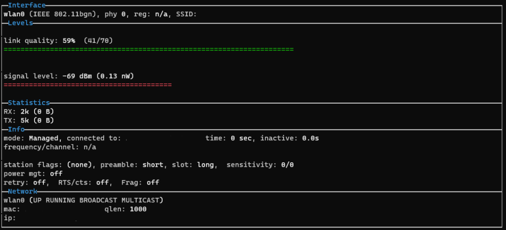 Wavemon WiFi Monitoring Software