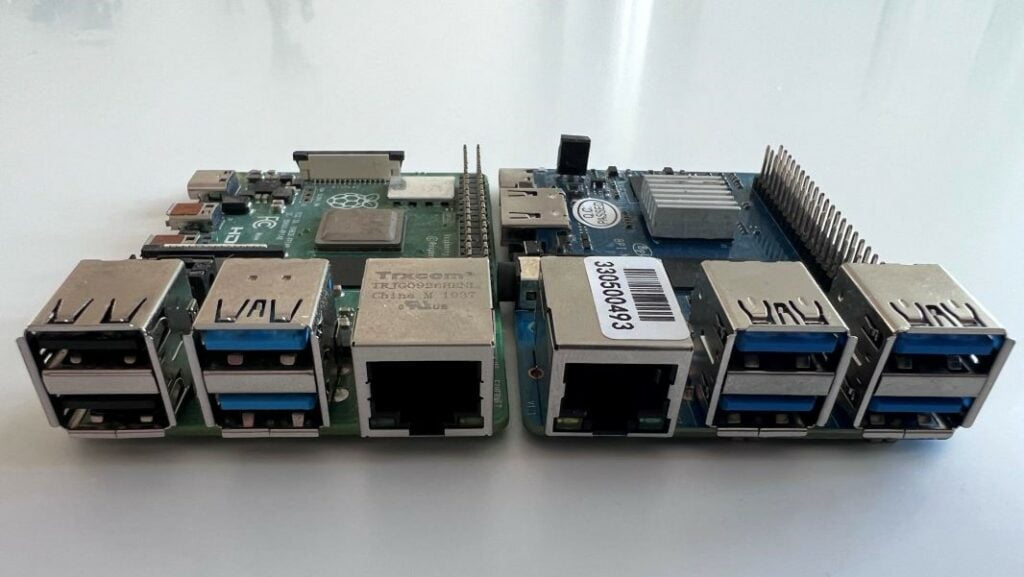 banana pi m5 vs raspberry pi 4 head on