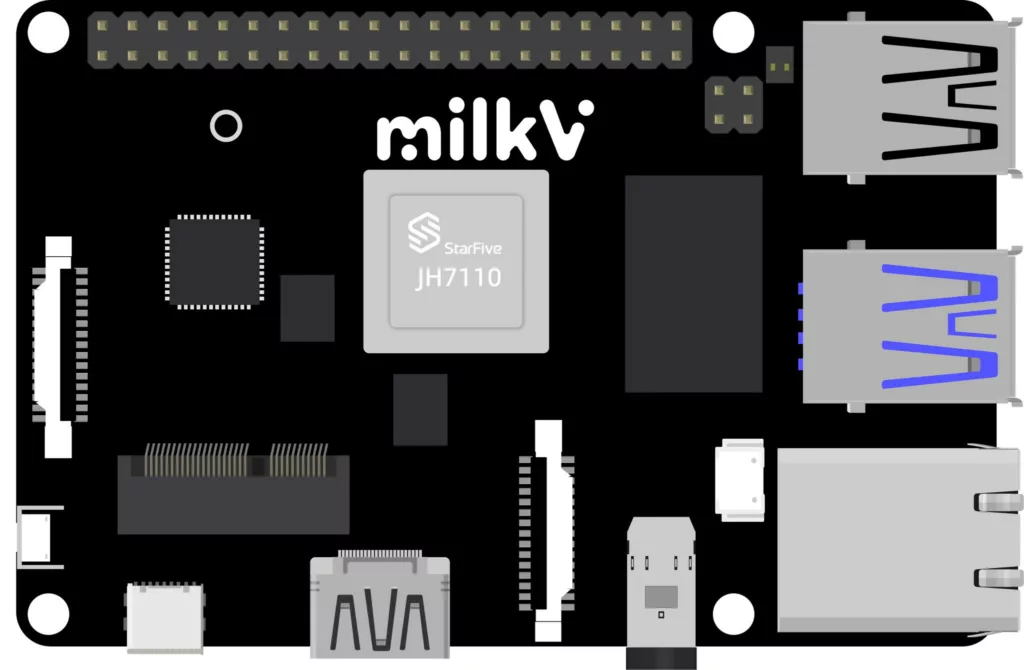 New Milk-V Mars Single Board Computer in a Raspberry Pi 3 form-factor.