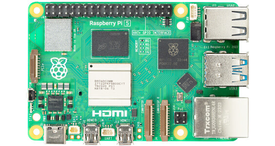 Raspberry Pi 5 - Top View