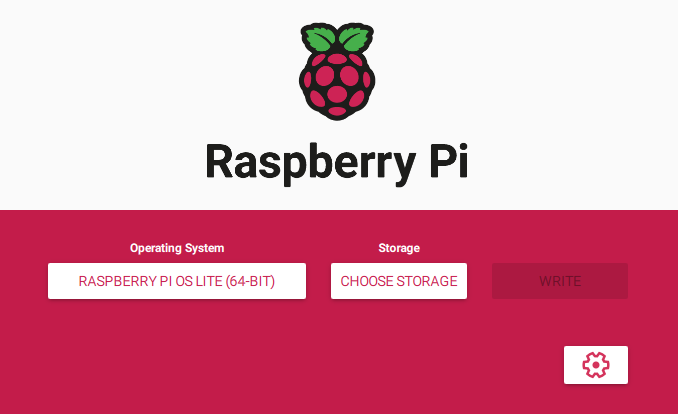 Raspberry Pi Imager UI