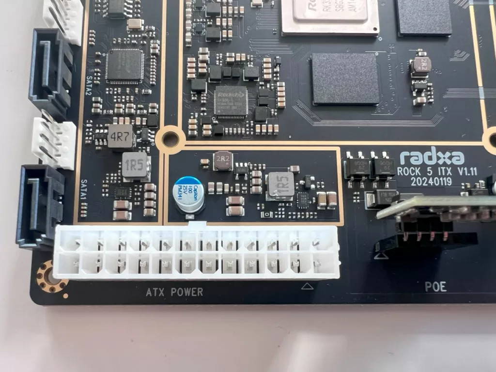 Radxa ROCK 5 ITX - 24-pin ATX Power Connector