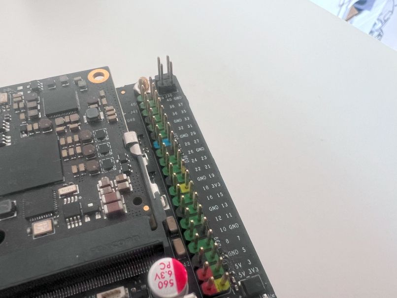 ArmSoM AIM7 Review: RK3588 Meets Jetson Nano 22 ArmSoM AIM7 Review - Numbered GPIO