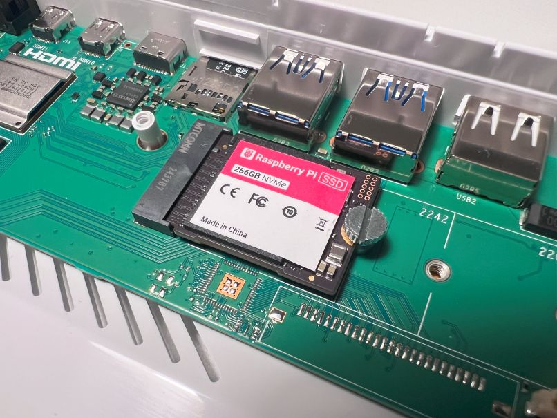 NVMe, 16GB RAM, Mechanical Keys 20 Raspberry Pi 500+ Review - NVMe SSD